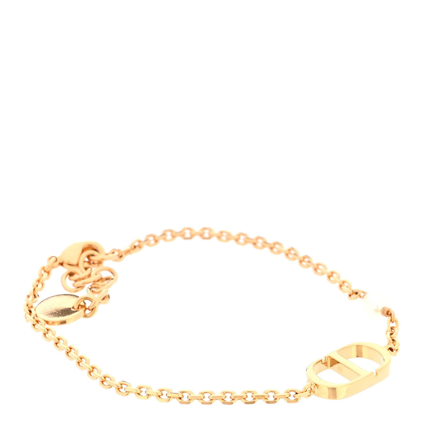 Christian Dior Pearl CD Petite Bracelet Gold 1 of 5