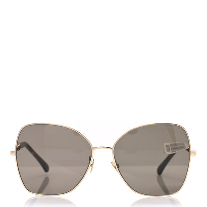 Chanel Metal Square Frame Chain Sunglasses 4274-Q Brown 3 of 8