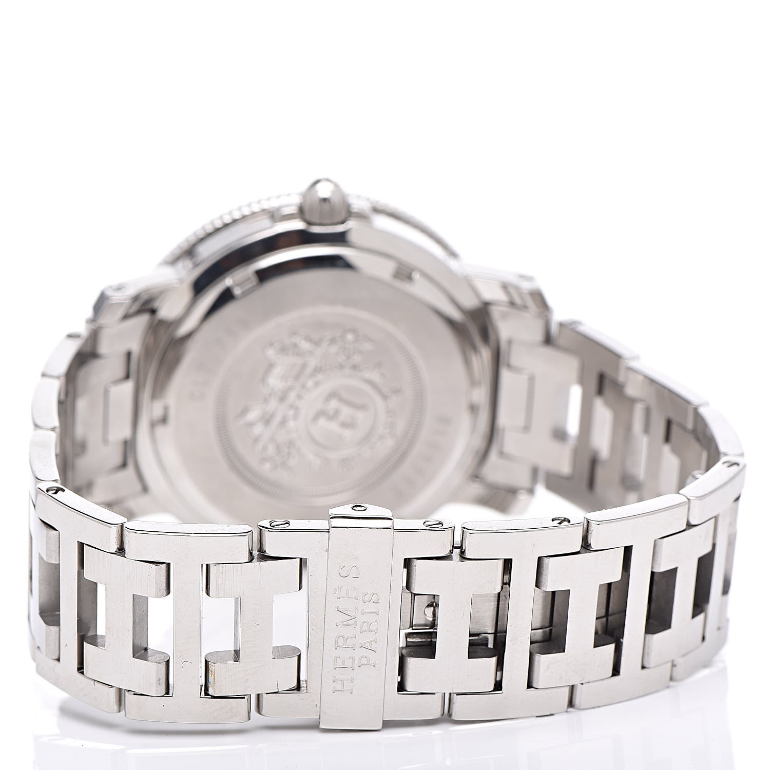 Hermes Stainless Steel 38mm Clipper Diver Quartz Watch White 4 of 6
