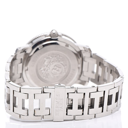 Hermes Stainless Steel 38mm Clipper Diver Quartz Watch White 4 of 6