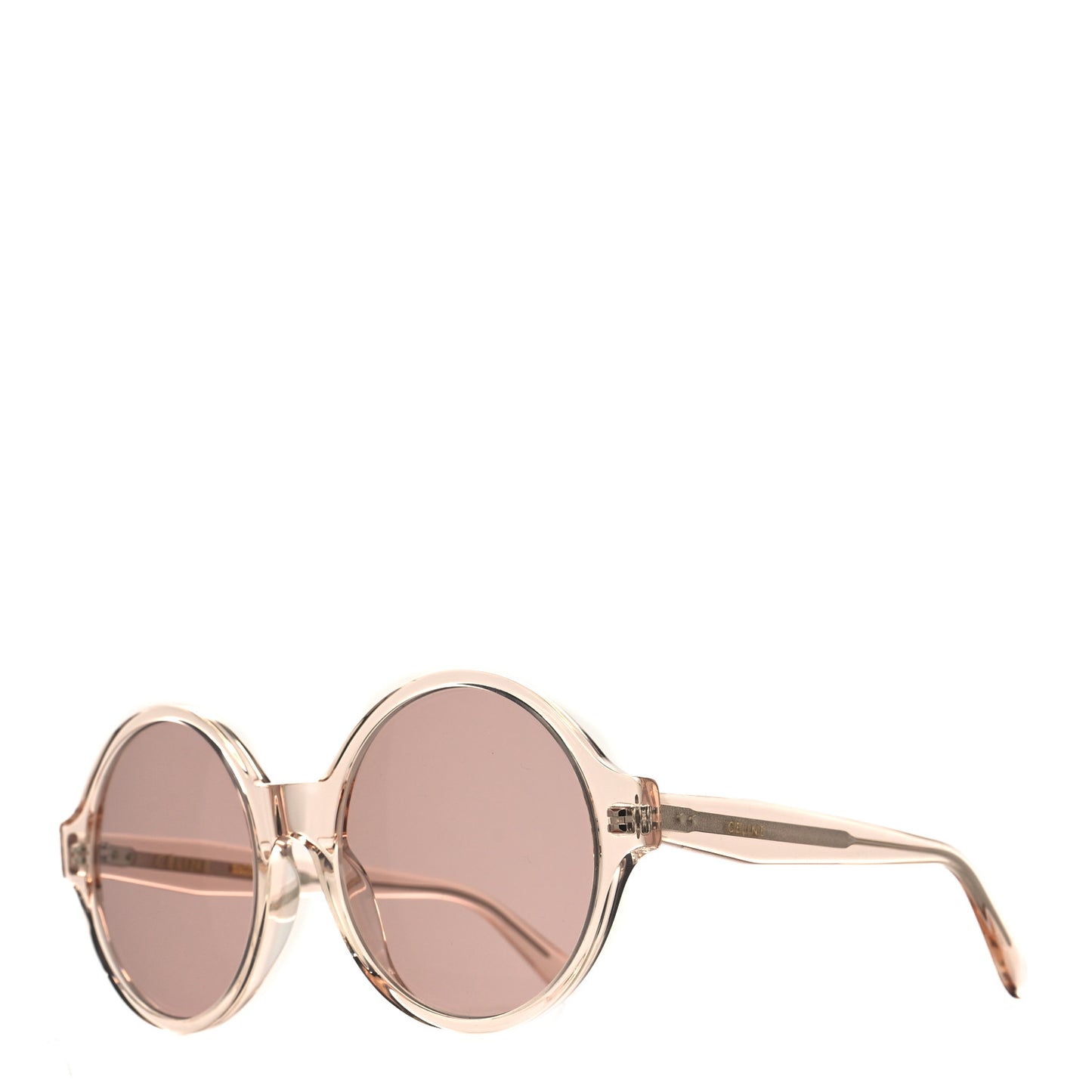 Round Sunglasses CL 40051/I Transparent Light Pink