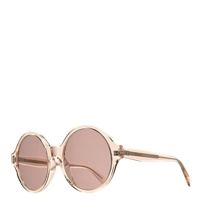 Celine Round Sunglasses CL 40051/I Transparent Light Pink 1 of 6
