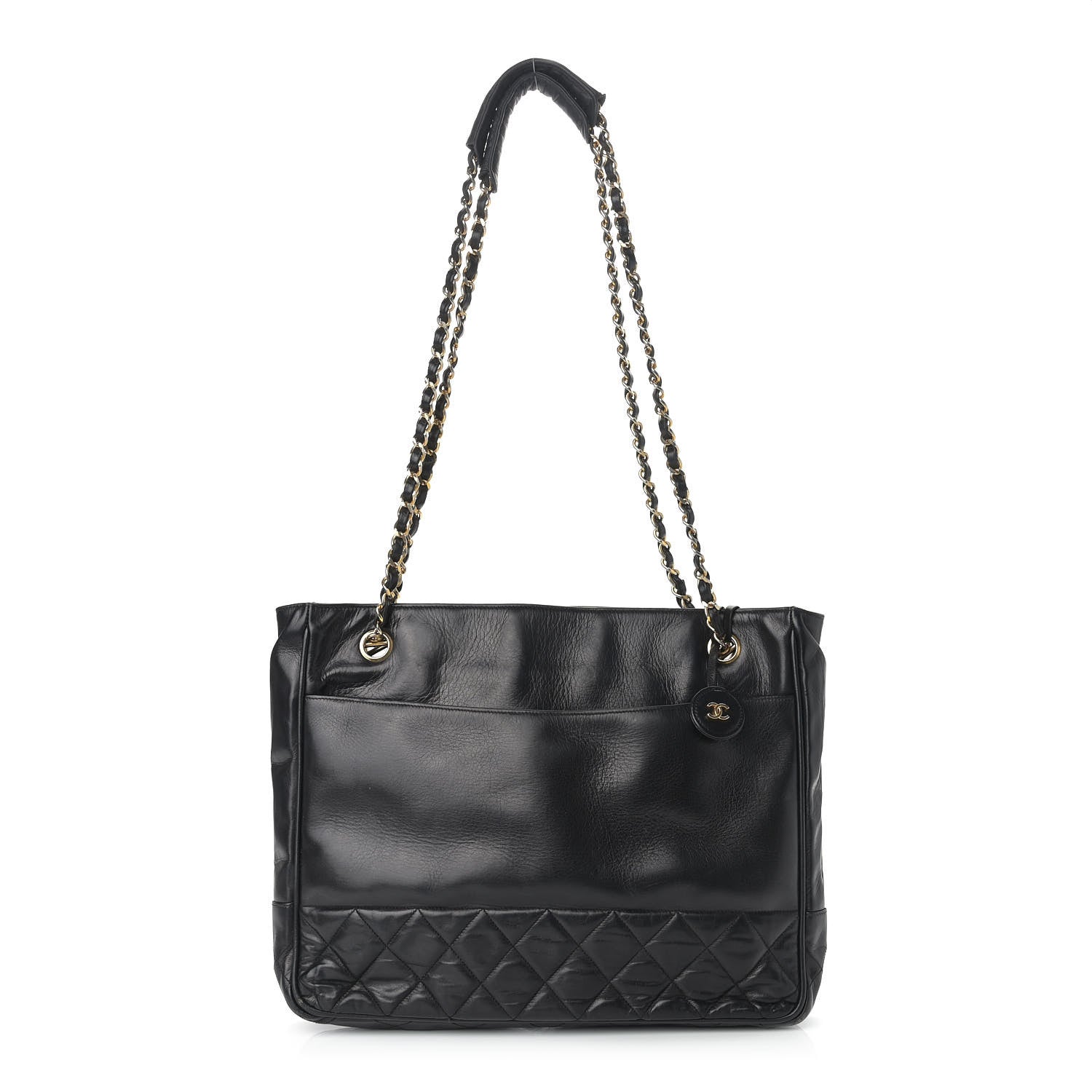 Chanel Lambskin Quilted Shoulder Bag Black 1 of 11