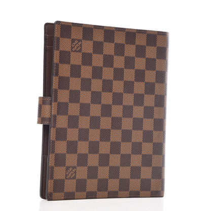 Louis Vuitton Damier Ebene Large Ring Agenda Cover 3 of 7