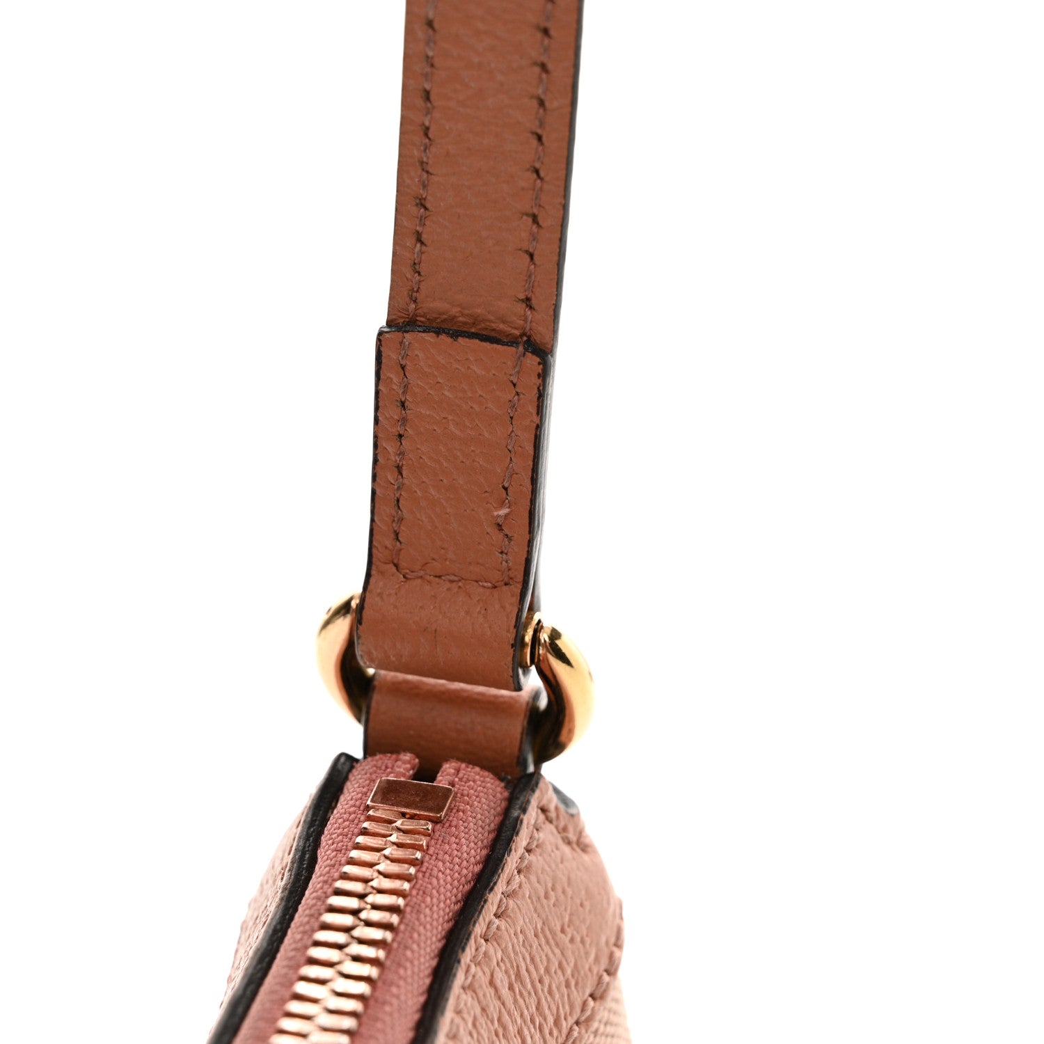 Gucci Monogram Textured Dollar Calfskin Small Ophidia Hobo Cloche Rose Pink 18 of 20
