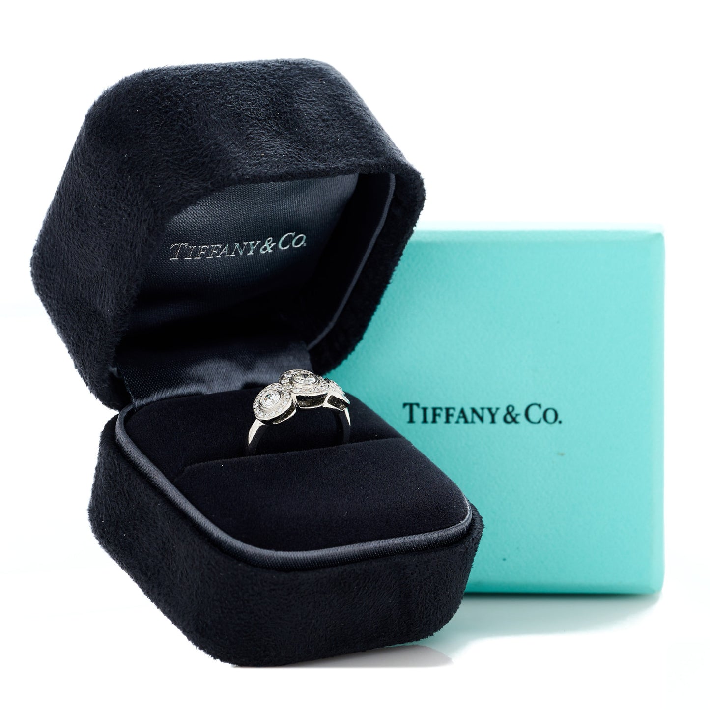 Platinum Diamond Circlet Ring 49 5