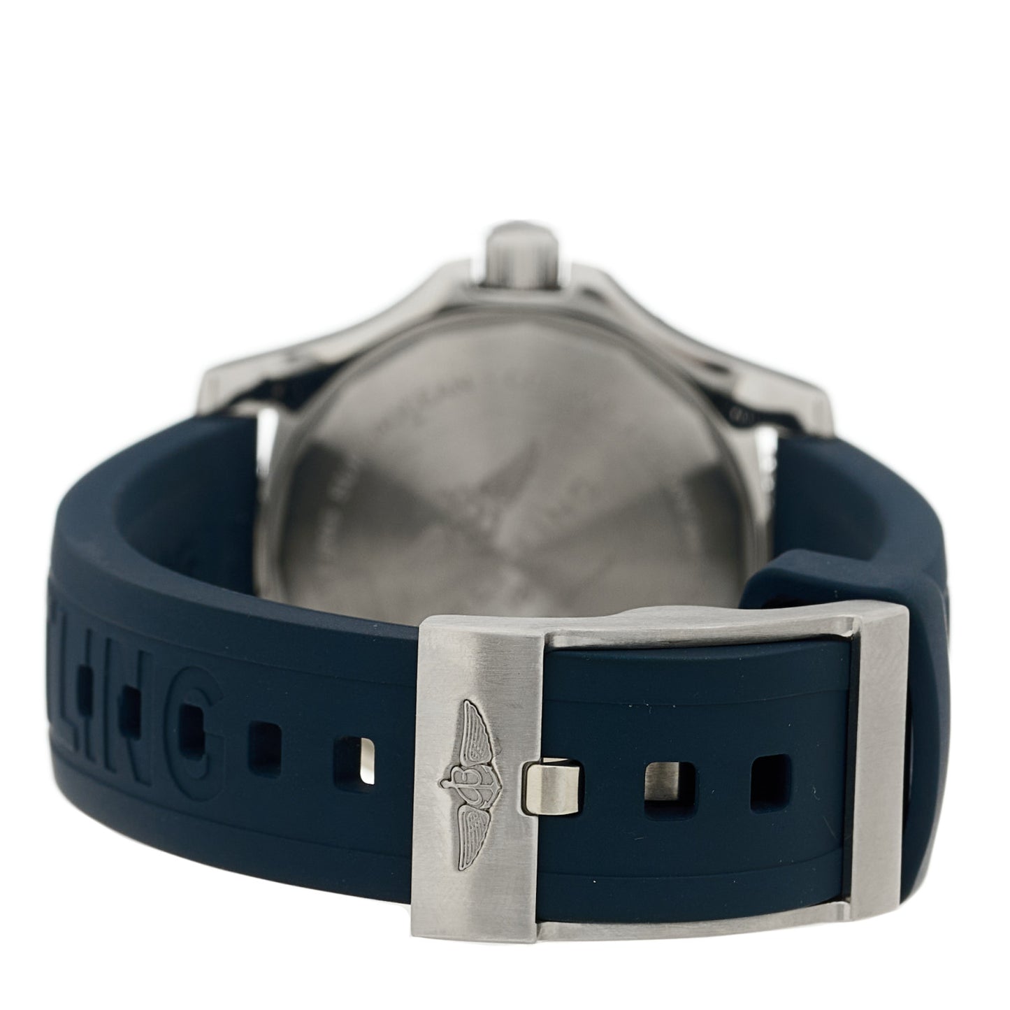 Stainless Steel Rubber 36mm Super Ocean Chronometer Automatic Watch Blue A17316