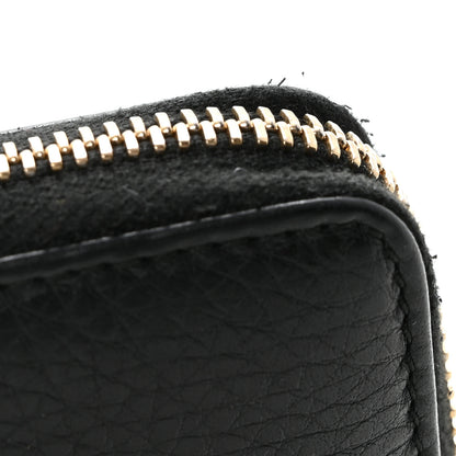 Gucci Pebbled Calfskin Soho Zip Around Wallet Black 8 of 8