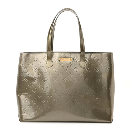 Louis Vuitton Vernis Wilshire MM Gris Art Deco 1 of 11