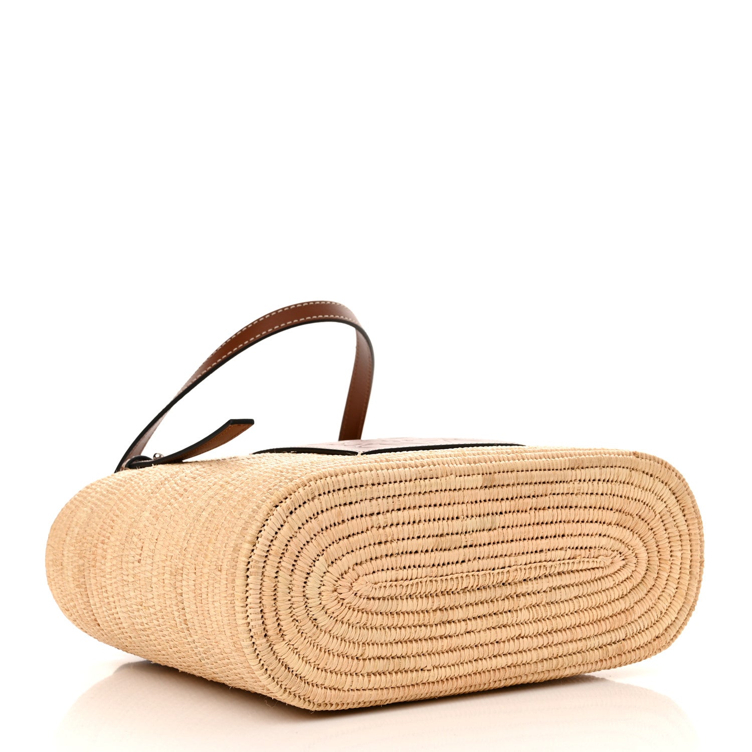 Loewe Raffia Small Square Basket Tote Bag Natural Tan 4 of 12