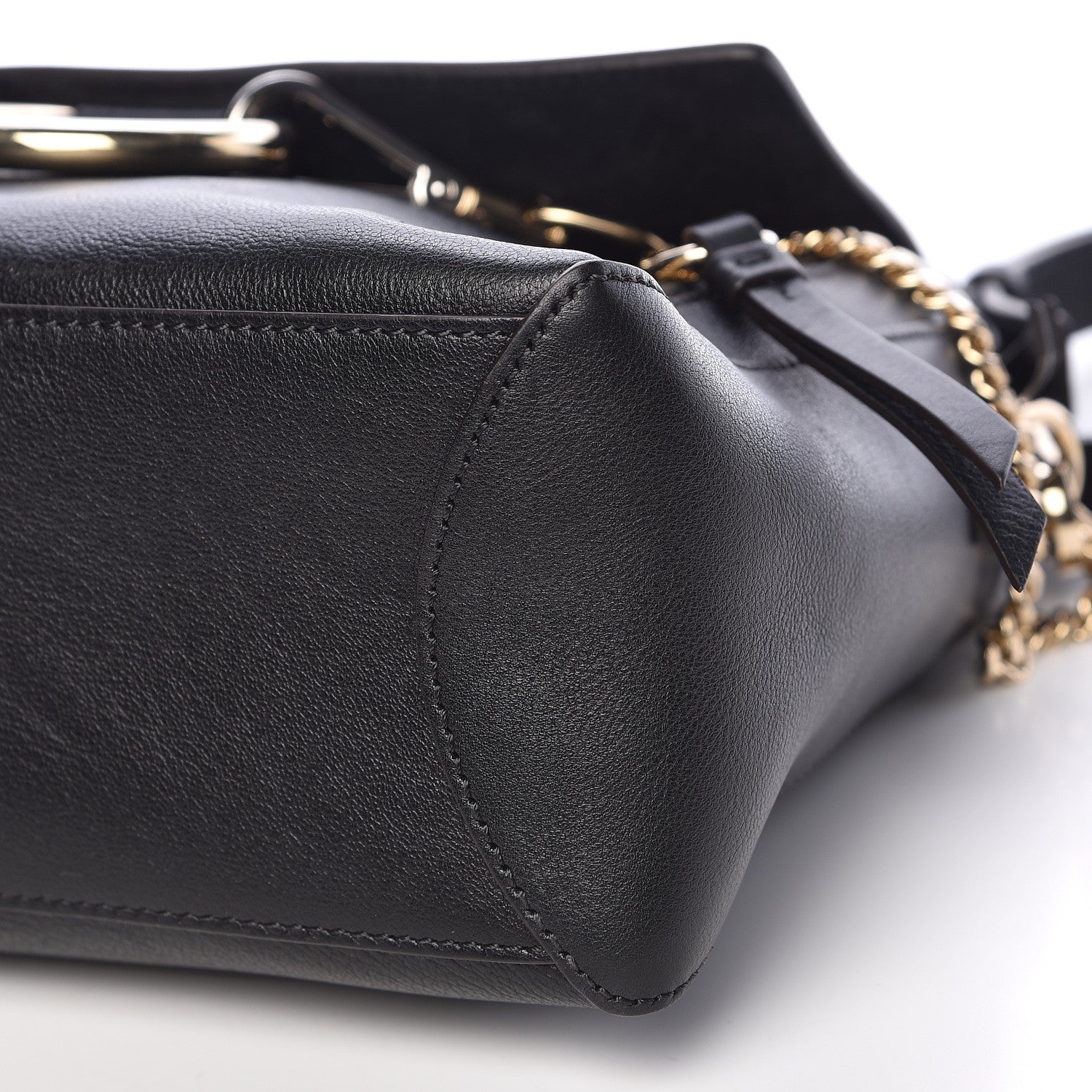 Chloe Calfskin Small Faye Day Shoulder Bag Black 10 of 13
