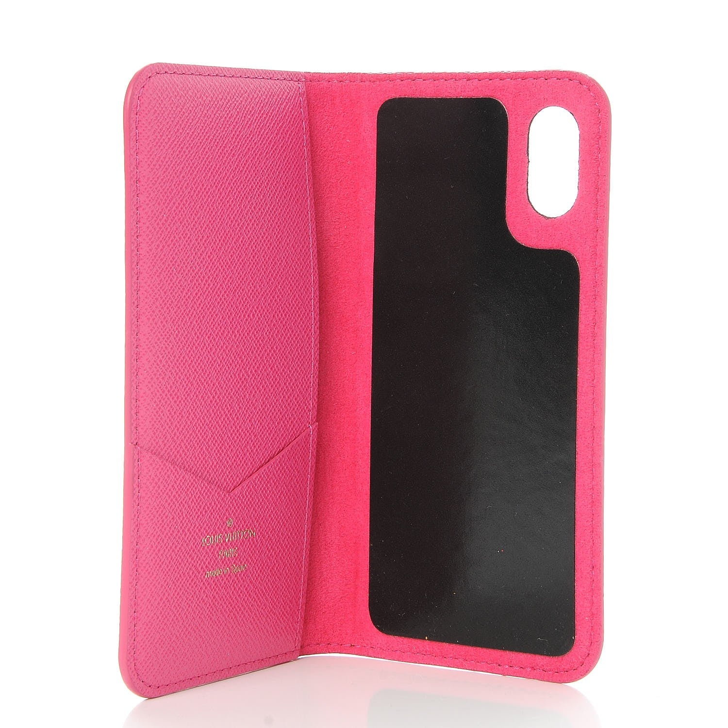 Louis Vuitton Monogram iPhone X Folio Case Rose Pop 5 of 8
