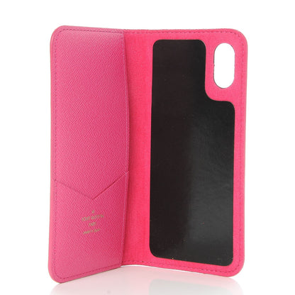 Louis Vuitton Monogram iPhone X Folio Case Rose Pop 5 of 8