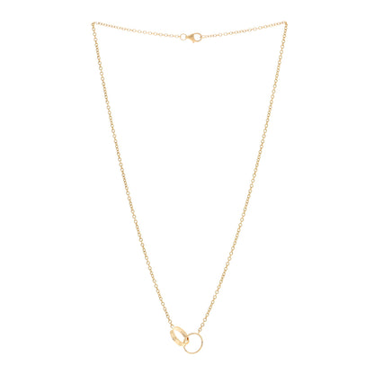Cartier 18K Yellow Gold Interlocking LOVE Necklace 3 of 5
