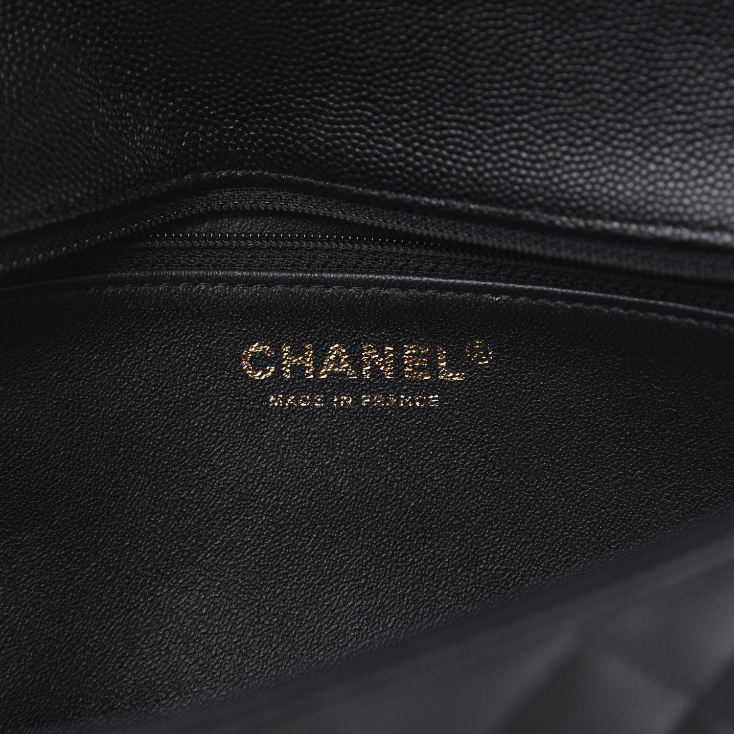 Chanel Caviar Quilted Flap Clutch Black 6 of 9