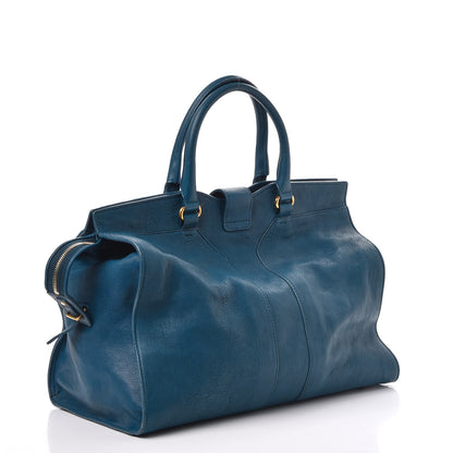 Saint Laurent Sheepskin Large Cabas ChYc Blue 3 of 8