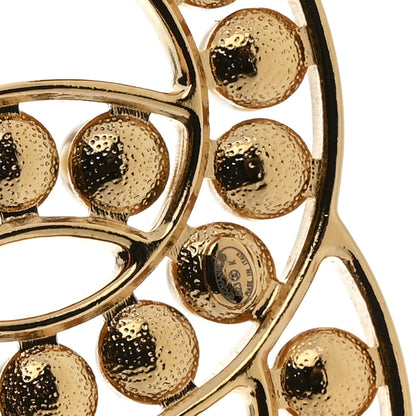 Chanel Pearl CC Brooch Gold 3 of 4