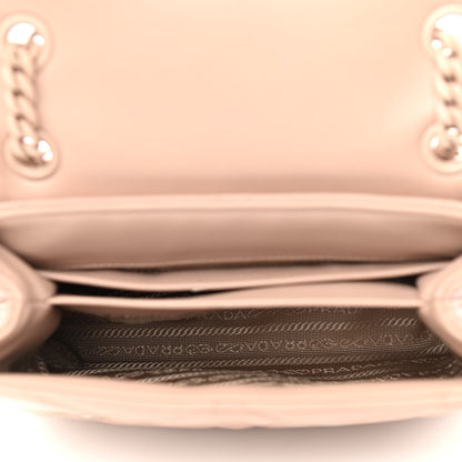 Prada Nappa Triangle Stitched Small Spectrum Bag Cipria 5 of 9