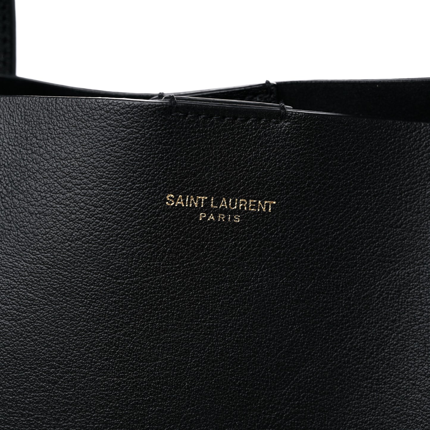 Calfskin Large Shopping Tote Black