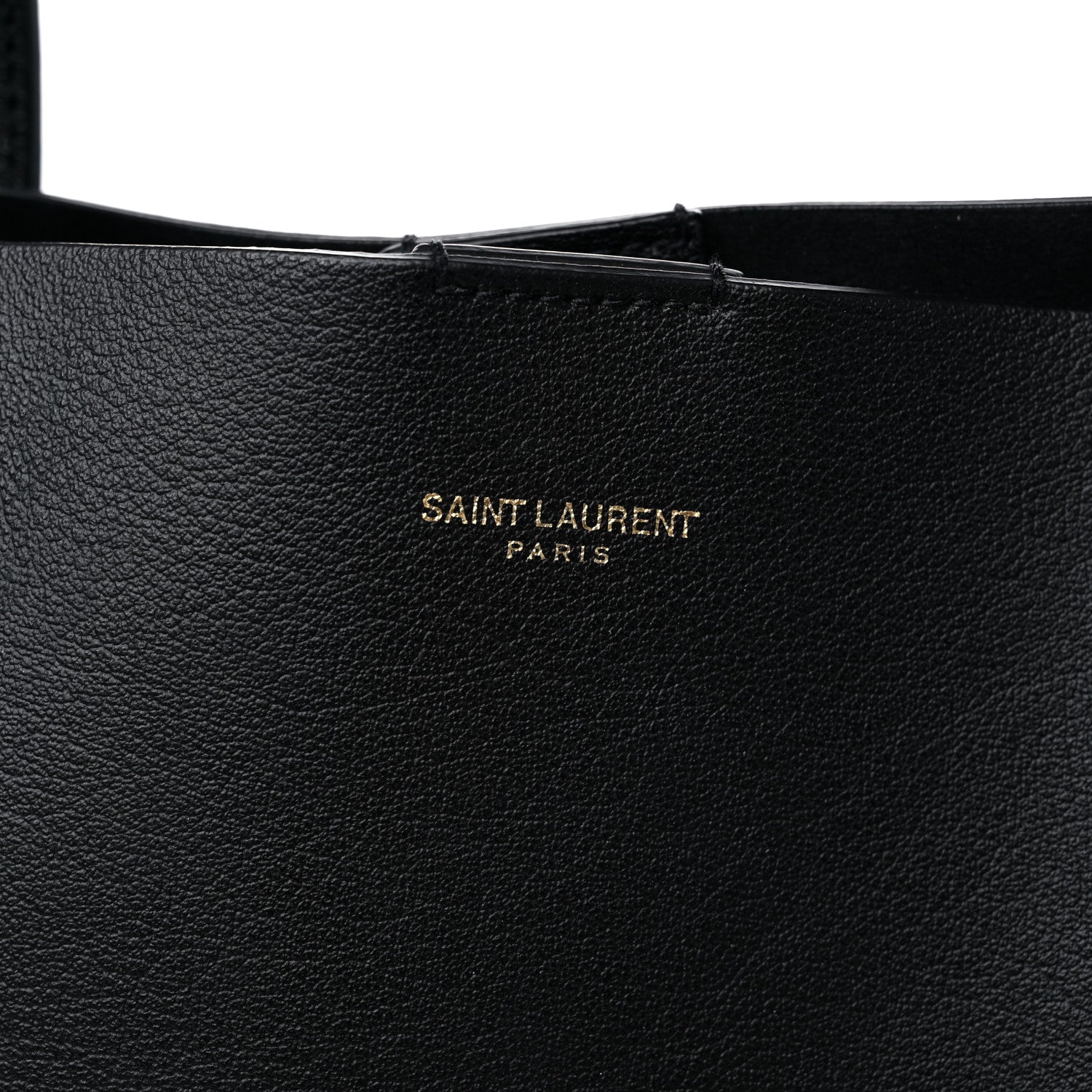 Saint Laurent Calfskin Large Shopping Tote Black 7 of 14