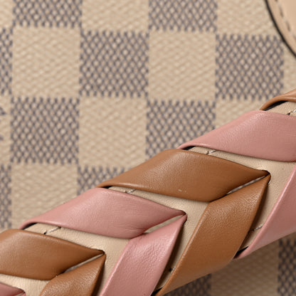 Louis Vuitton Damier Azur Braided Neverfull MM Pink 14 of 15