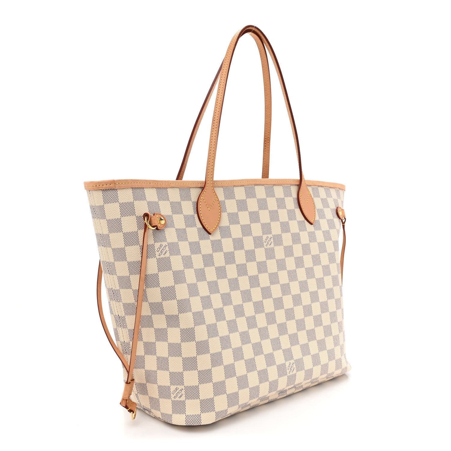 Louis Vuitton Damier Azur Neo Neverfull MM Rose Ballerine 4 of 18
