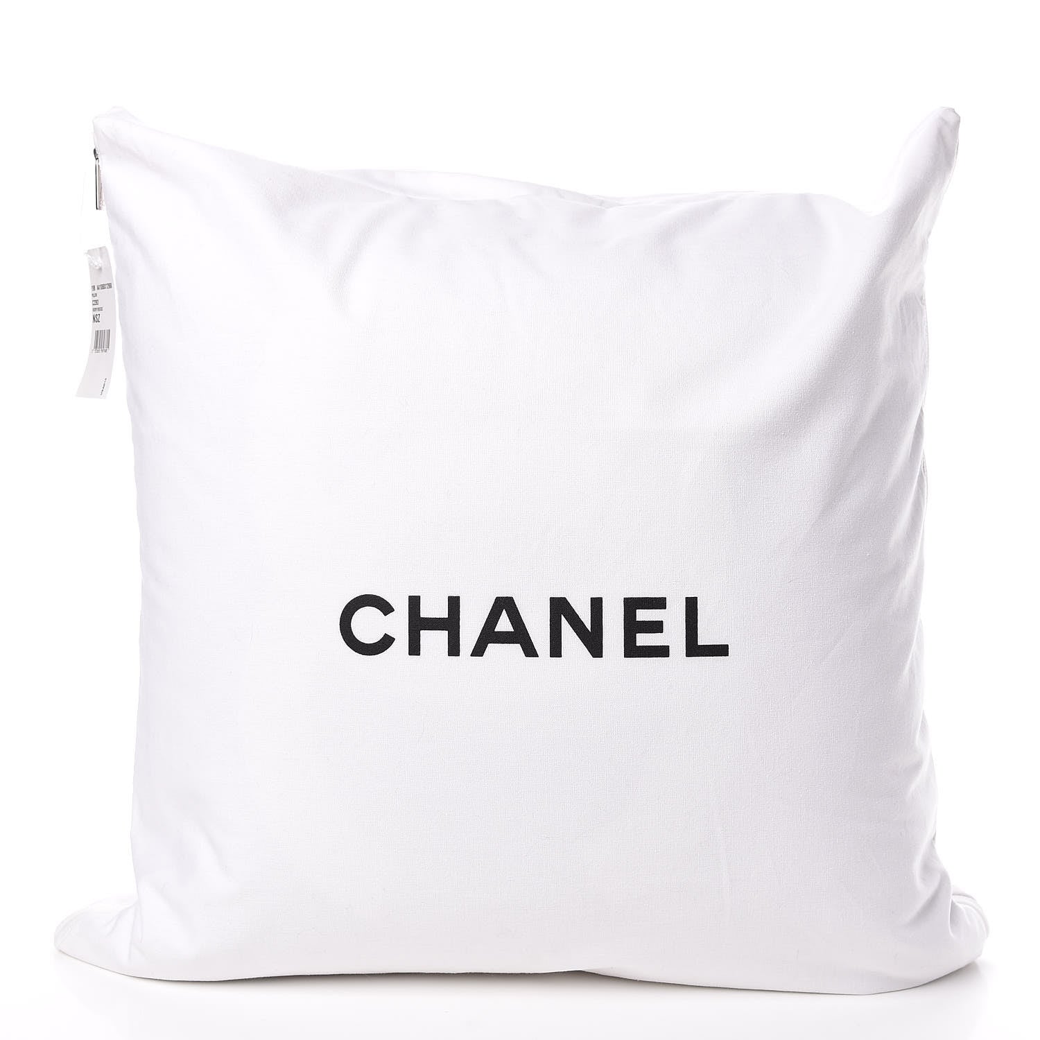 Chanel Wool Cashmere CC Pillow Ivory Havana Beige 4 of 7