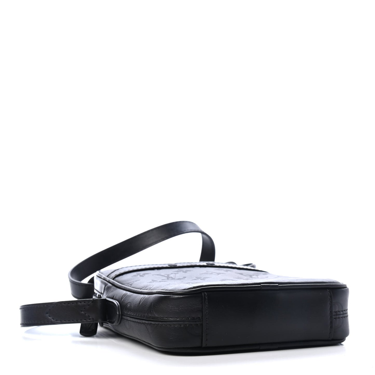 Calfskin Monogram Shadow Danube PM Black