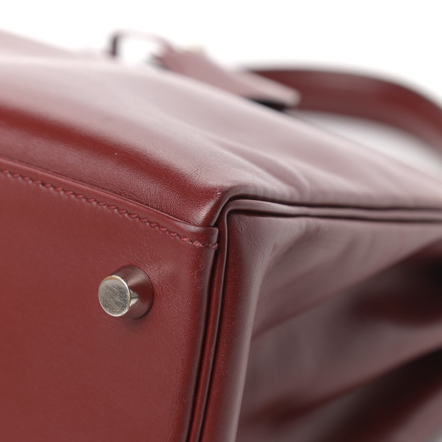Hermes Box Kelly Retourne 28 Rouge H 9 of 24