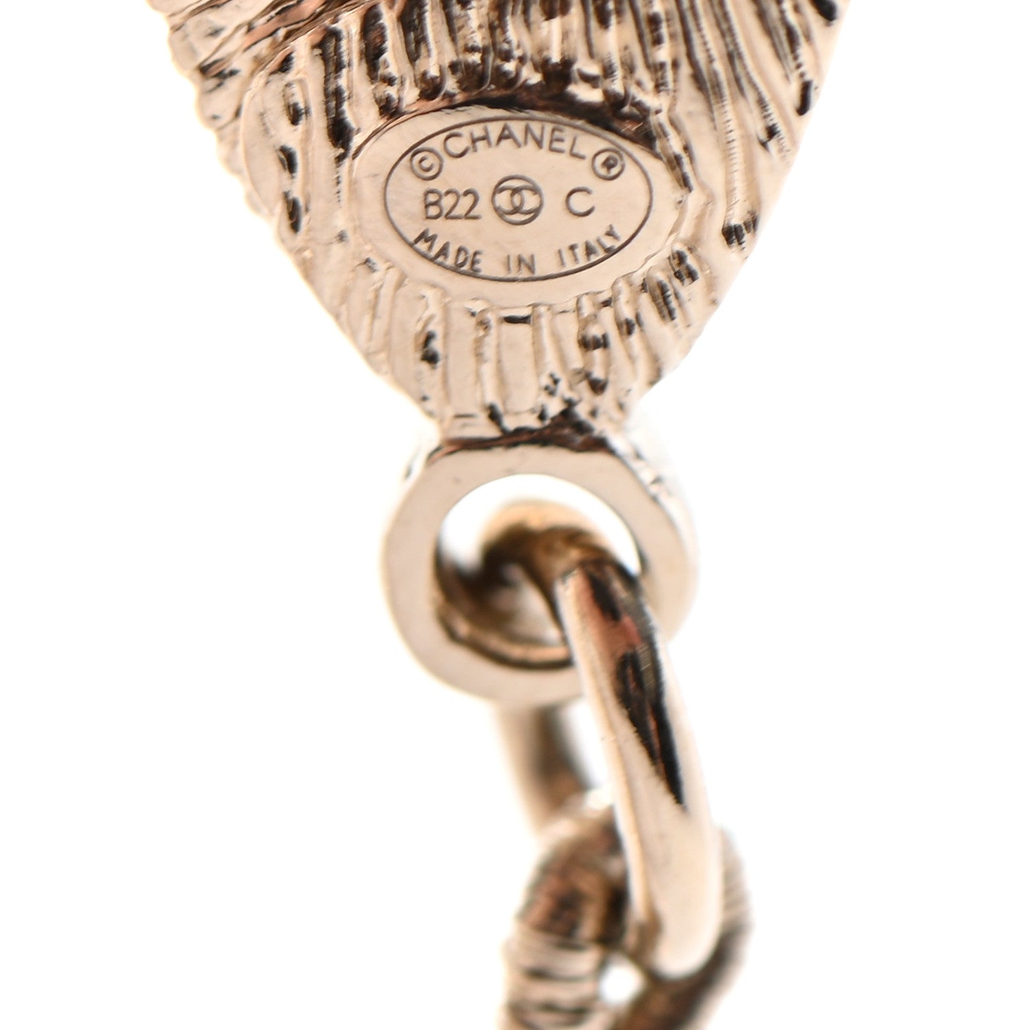 Chanel Pearl Crystal CC Bracelet Gold 4 of 5