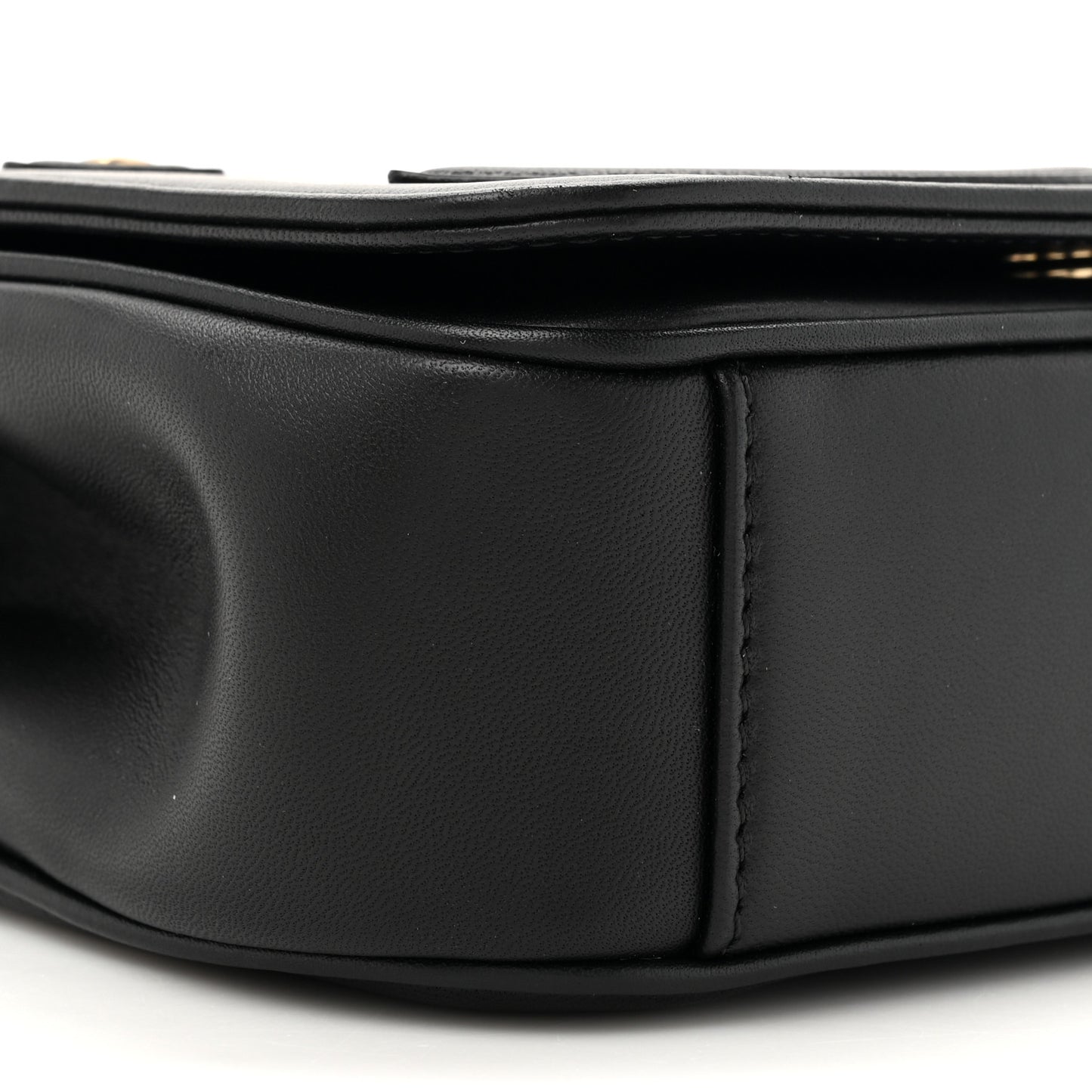 Lambskin CC Mania Flap Bag Black