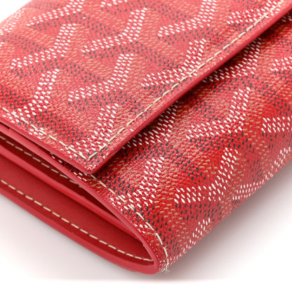 Goyard Goyardine Varenne Long Wallet Red 10 of 13