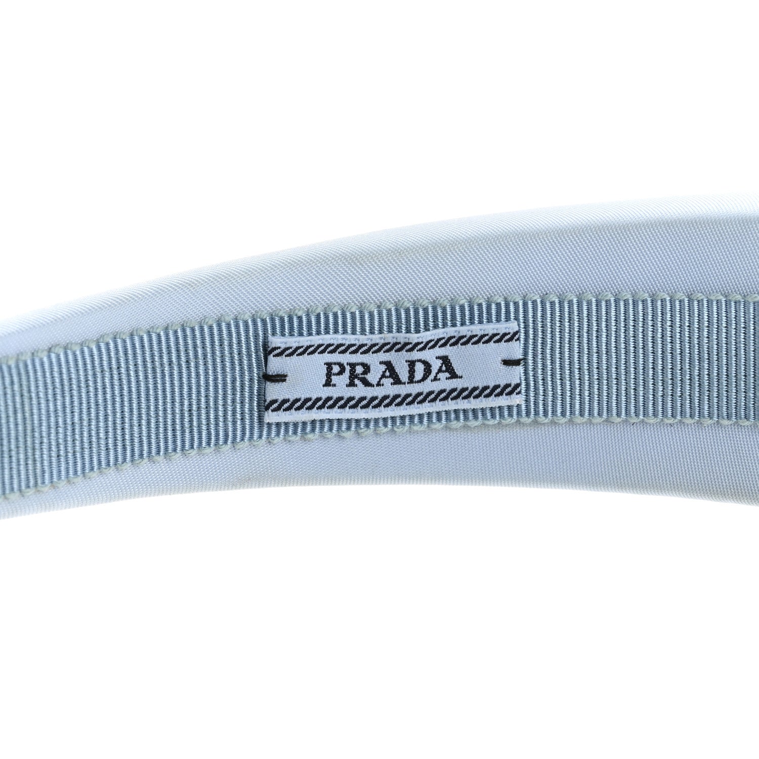 Prada Re-Nylon Triangle Logo Headband Astrale 4 of 6