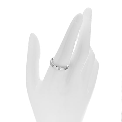 Cartier Platinum 3.5mm LOVE Wedding Band Ring 60 9 2 of 4