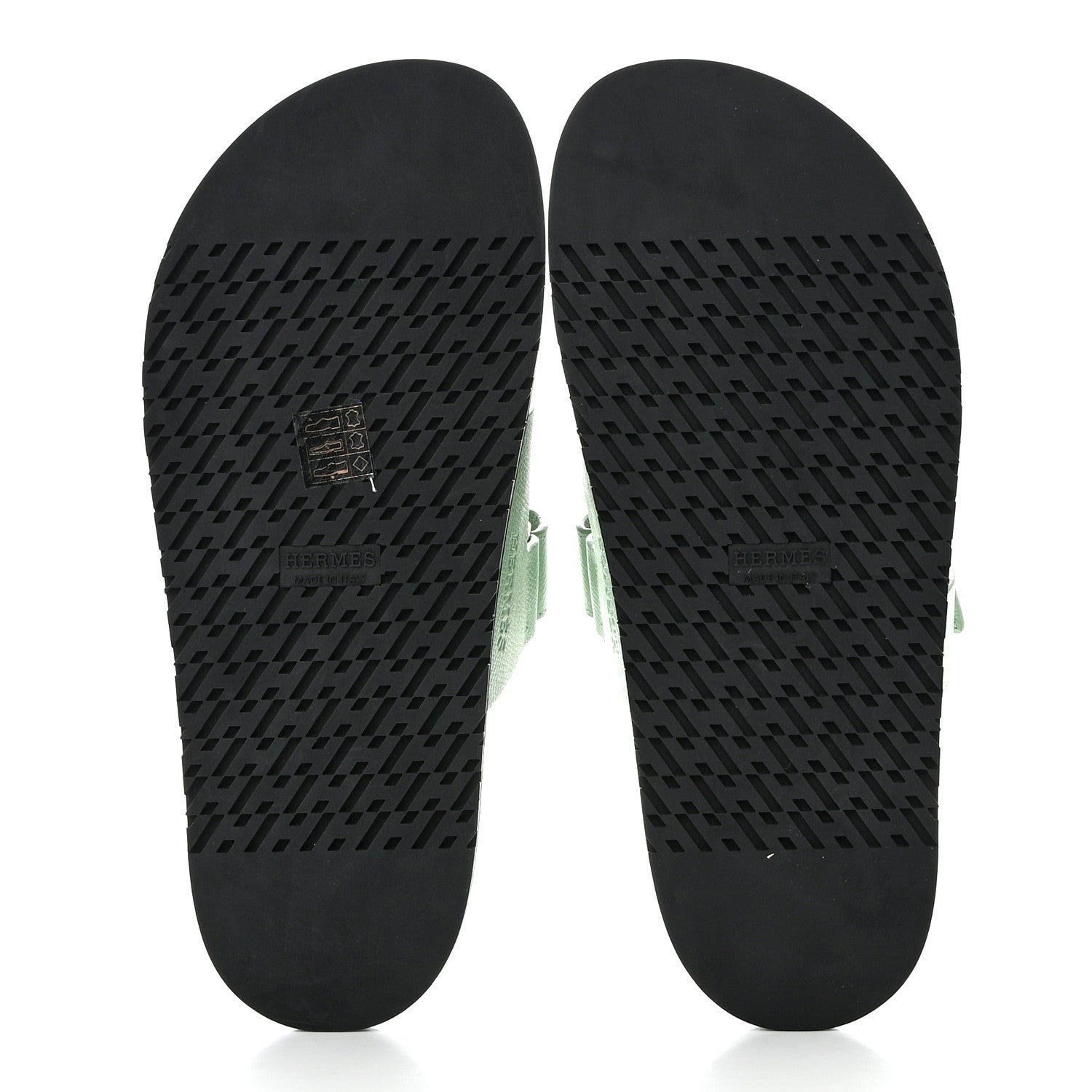 Hermes Epsom Womens Chypre Sandals 39 Vert Jade 5 of 9