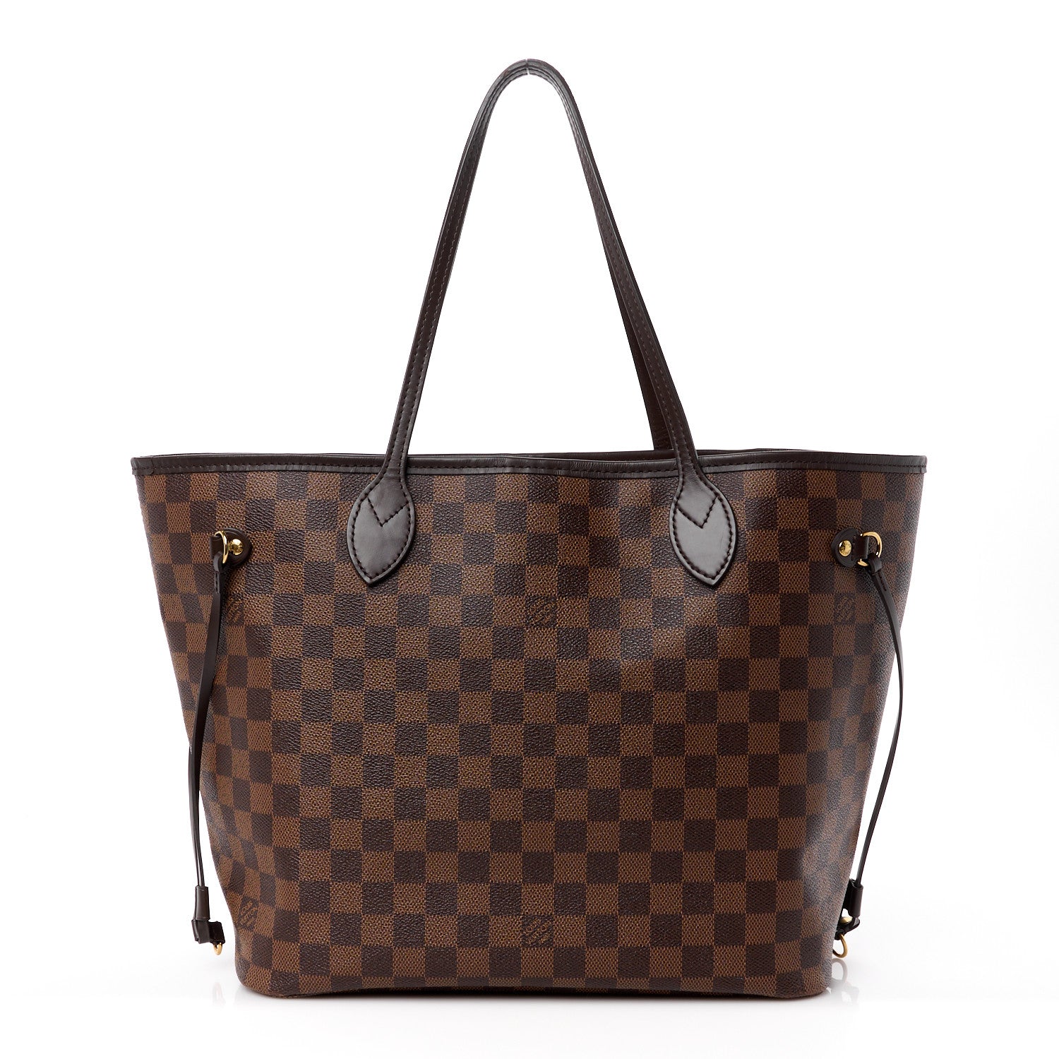 Louis Vuitton Damier Ebene Neo Neverfull MM Rose Ballerine 1 of 13