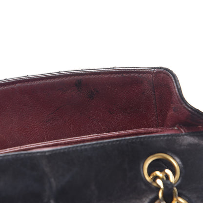 Chanel Lambskin Quilted Medium Single Flap Black 12 of 24