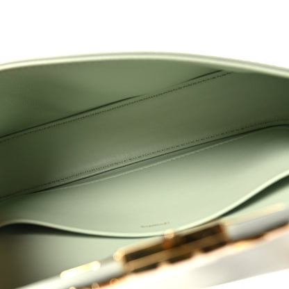 Celine Shiny Calfskin Triomphe Chain Shoulder Bag Jade 5 of 8