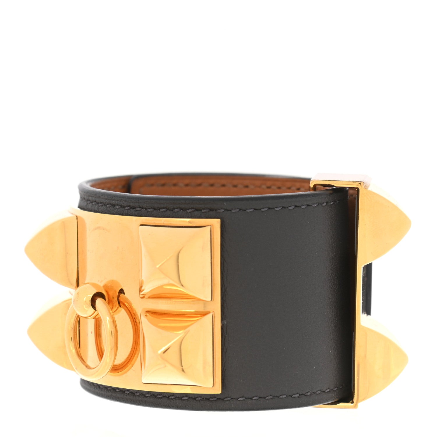 Hermes Swift Collier de Chien CDC Bracelet S Black 1 of 8