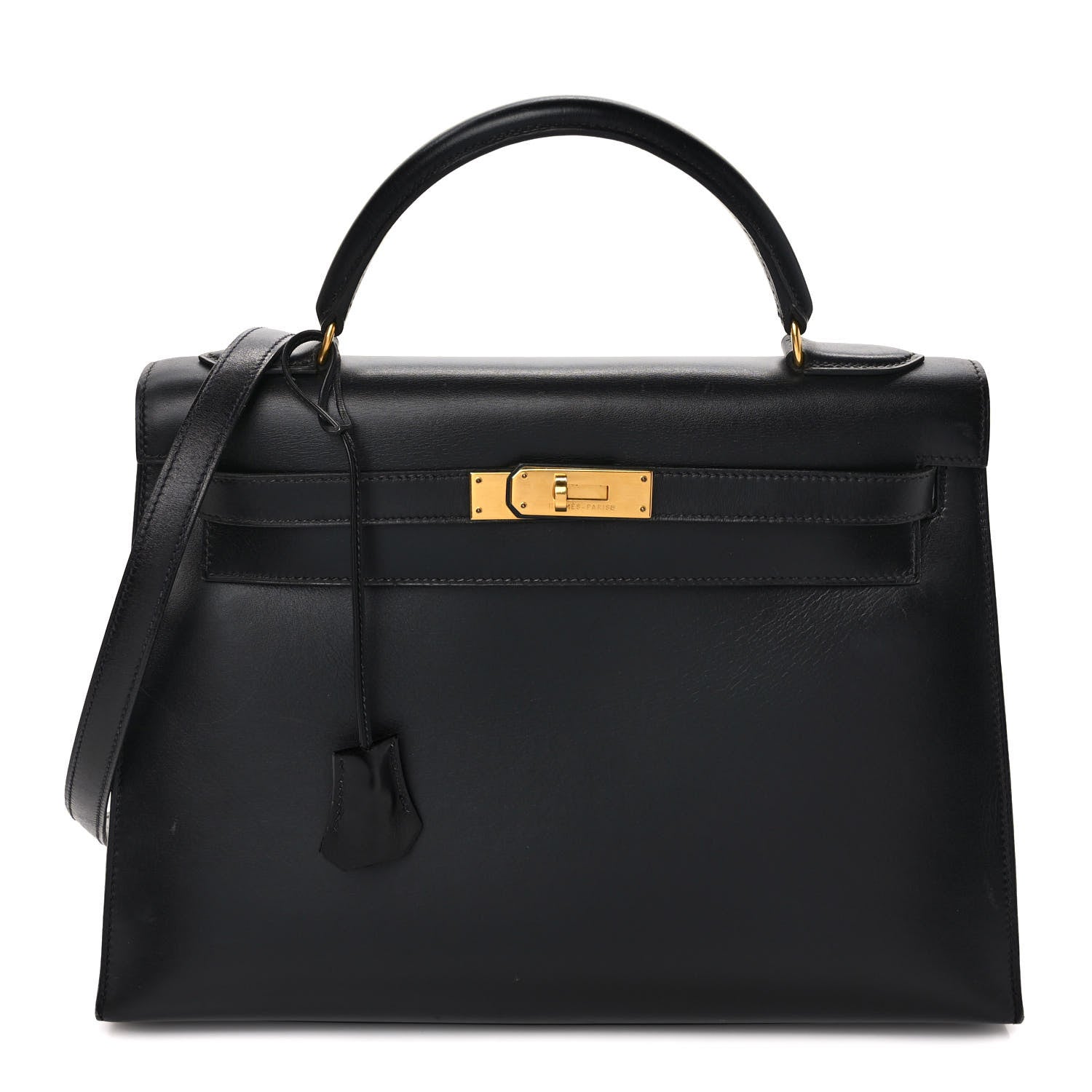 Hermes Box Kelly Sellier 28 Black 1 of 10