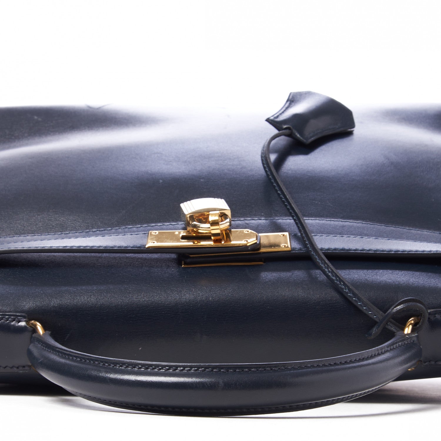 Hermes Box Kelly Retourne 32 Indigo 7 of 40