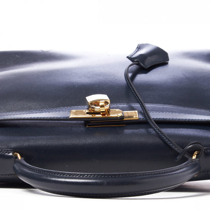 Hermes Box Kelly Retourne 32 Indigo 7 of 40