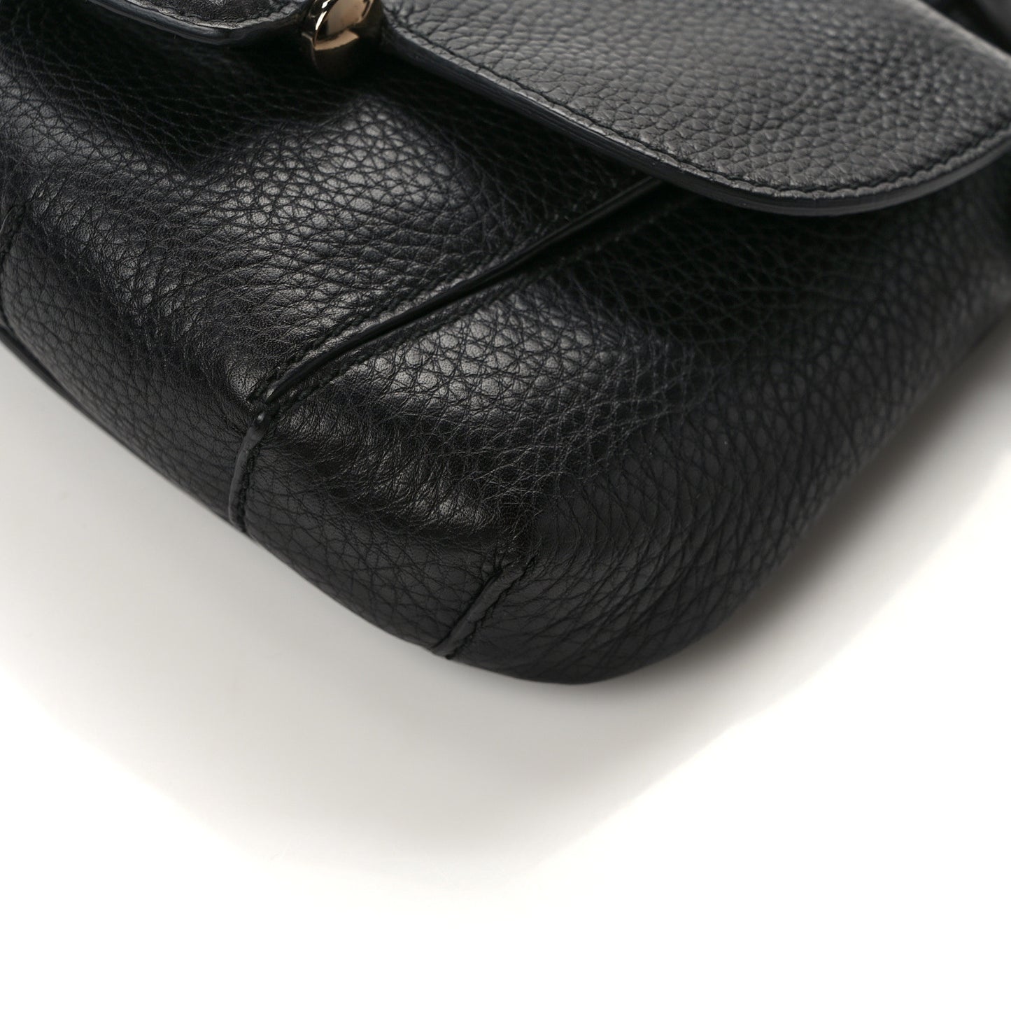 Calfskin Small Nouveau Shoulder Bag Black