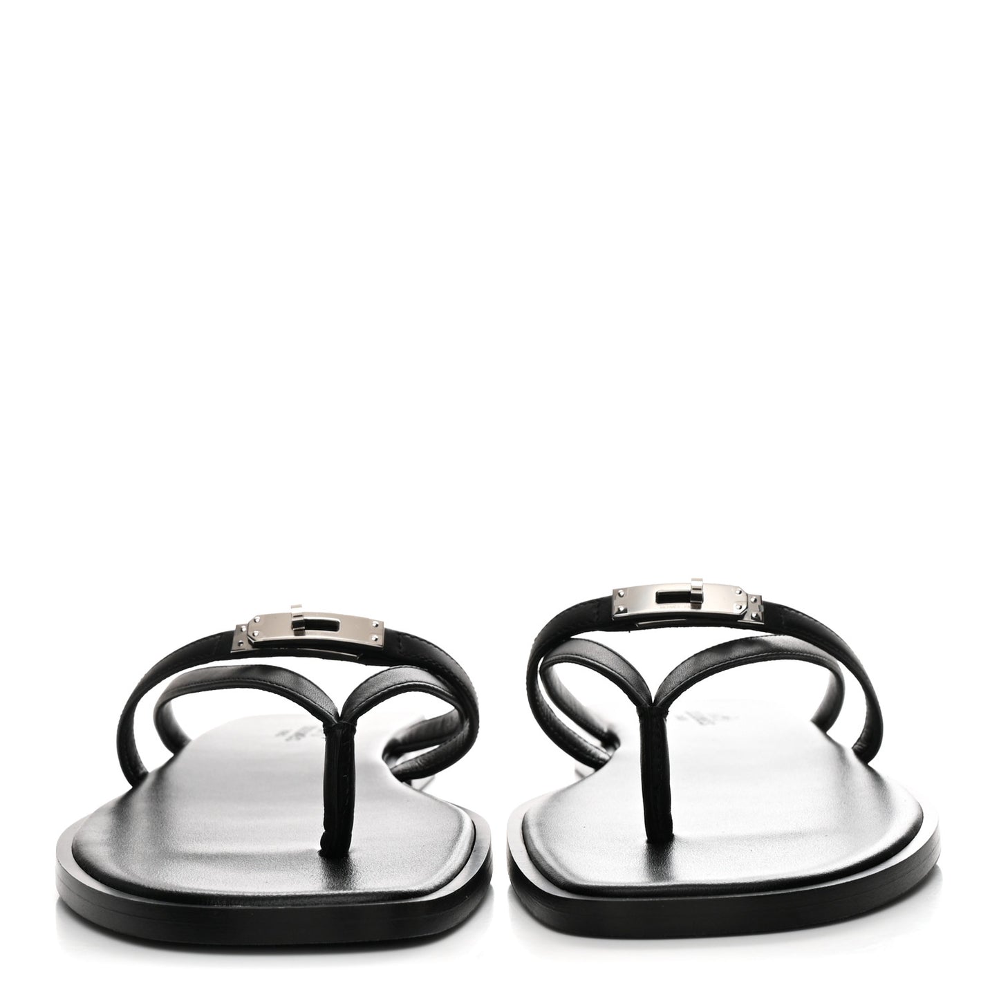 Calfskin Miss Sandals 38 Black