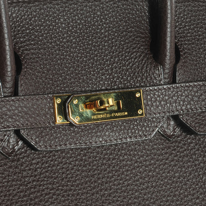 Hermes Togo Birkin 25 Chocolate 9 of 9