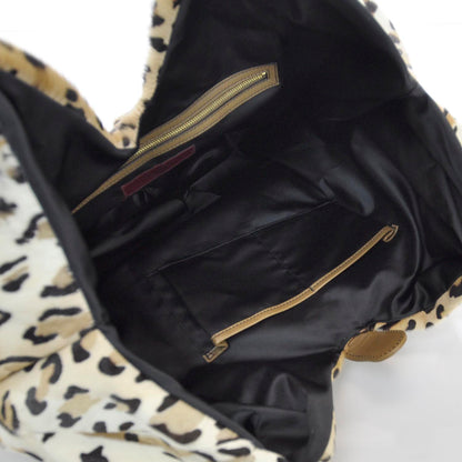 Valentino Garavani Goat Hair Leopard Print 360 Bow Hobo 9 of 10