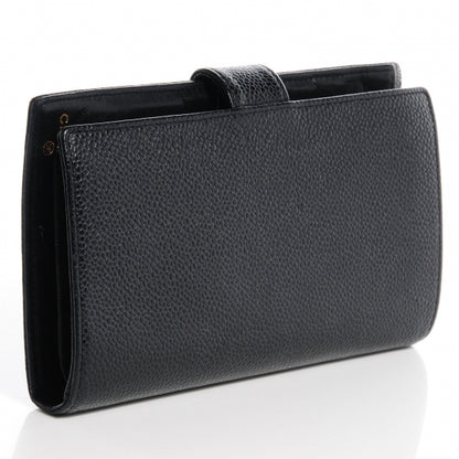 Chanel Caviar CC French Wallet Black 3 of 8