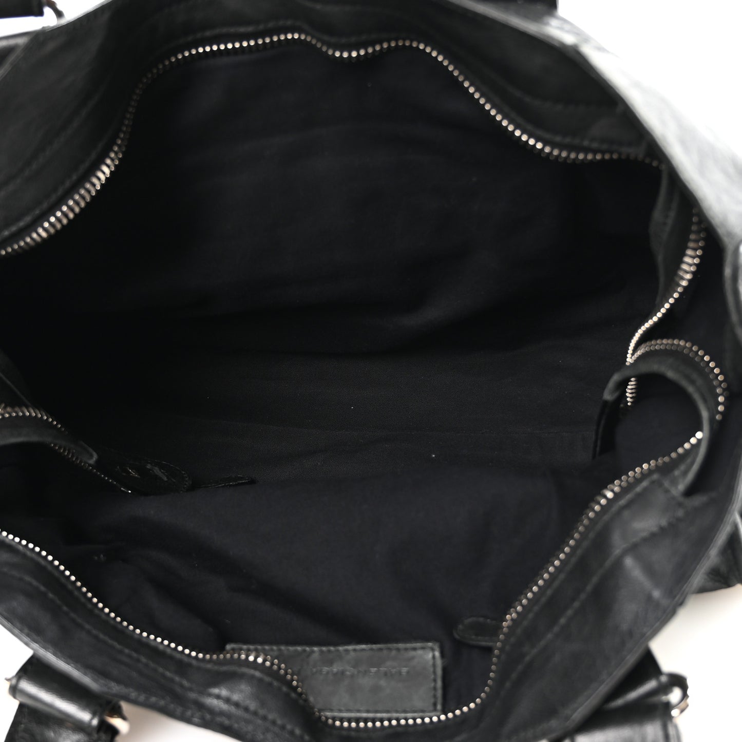 Agneau Giant 21 Silver Hardware Part Time Black