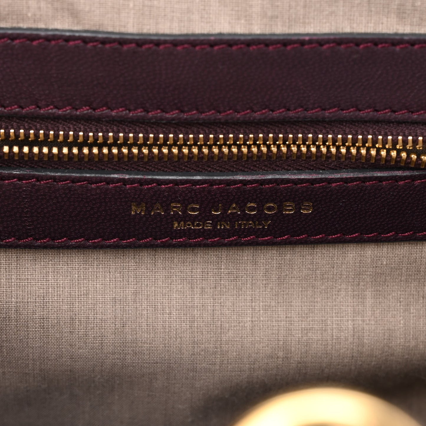 Metallic Calfskin Quilted The Kid Stam Plum