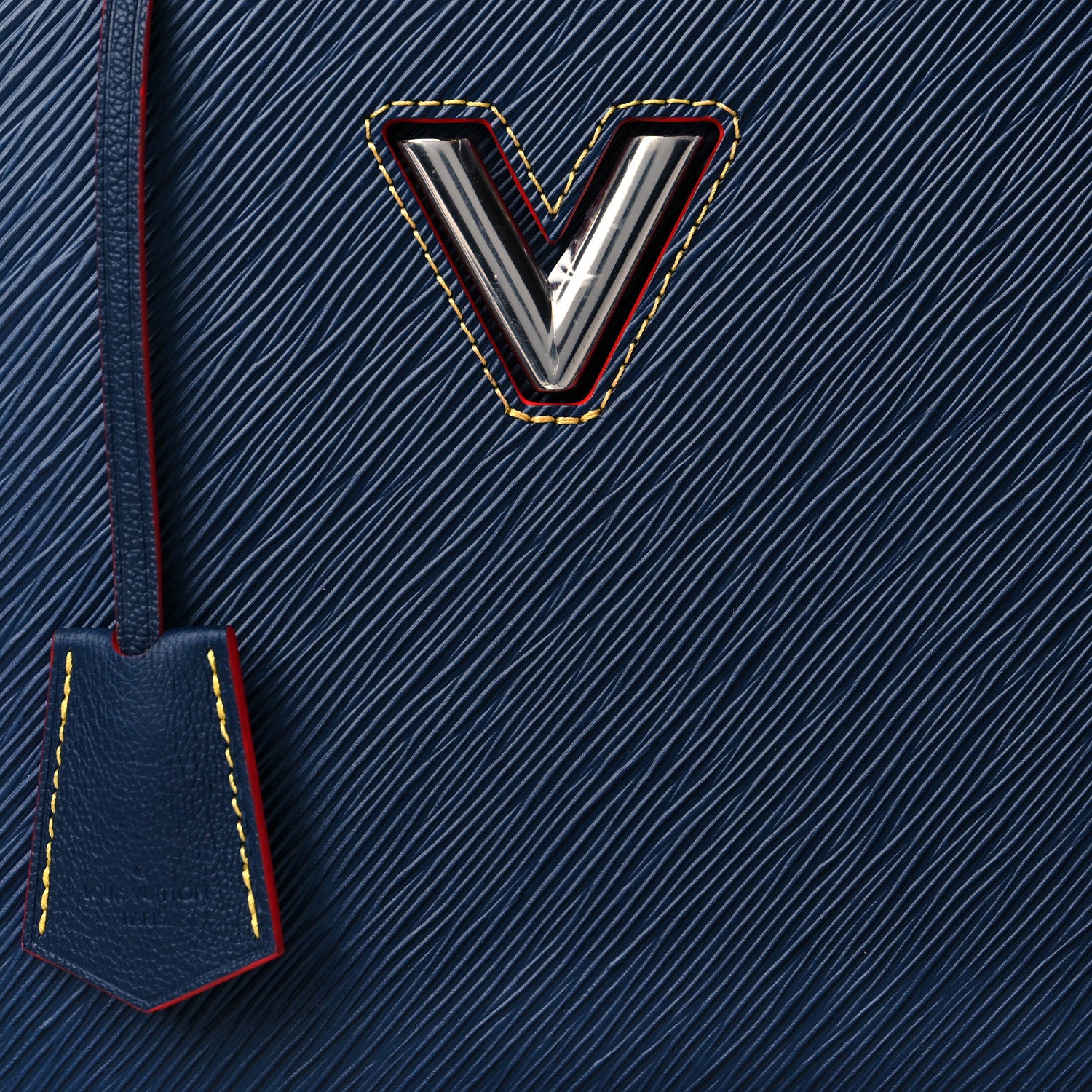 Louis Vuitton Epi Twist Tote Indigo 7 of 10